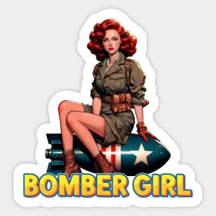 BOMBERGIRL Sticker